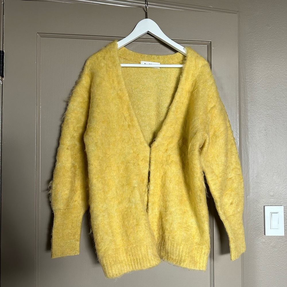 Ray Beams by Beams yellow sweater cardigan